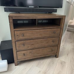 Real Wood Brown Dresser