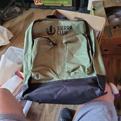 Sierra club backpack.