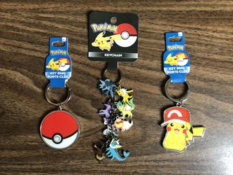 3 Pokemon Keychains