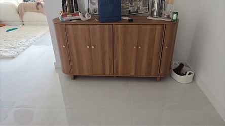 Wood storage console