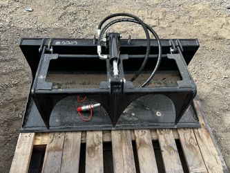 Solid Grapple Bucket Mini Skid Steer Dingo Mount Clamp Buckey