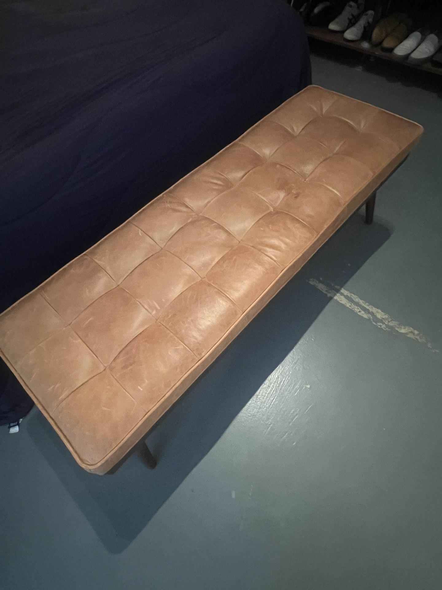 Upholstered Tufted Bench