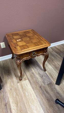 Wood side tables