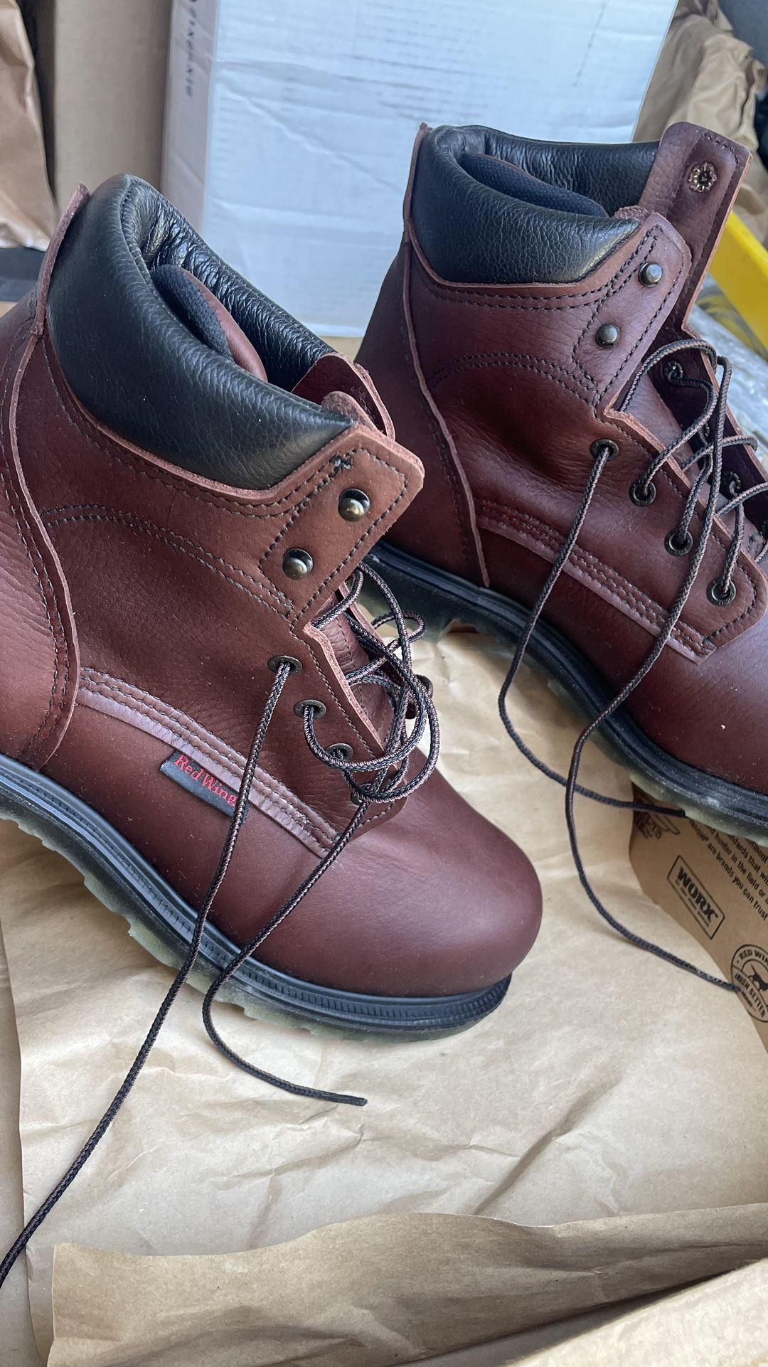 Red Wing Steel Toe Boots 10.5
