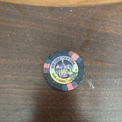 $100 New York - New York Poker Chip Las Vegas 100% Authentic