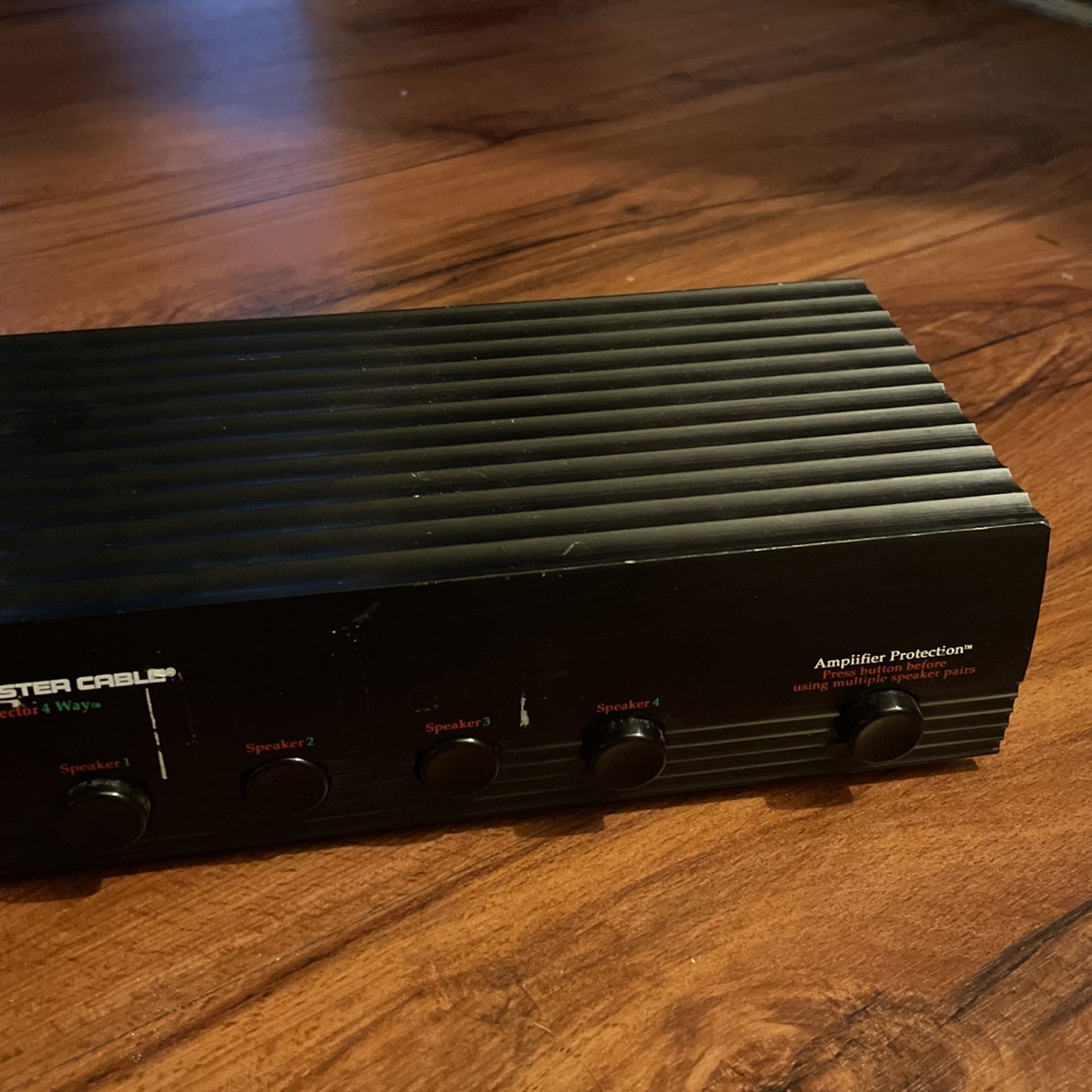 Monster Cable 4-Way Speaker Selector with Amplifier Protection