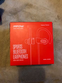 MPOW Flame Earphones Brand New Red