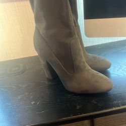 Size 8 (US) ALDO Green Thigh High Women’s High Heel Boots - Shoes