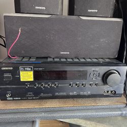 Onkyo Receiver And Speakers $80