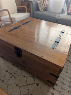 Solid Wood Storage Coffee Table and Side Accent Table
