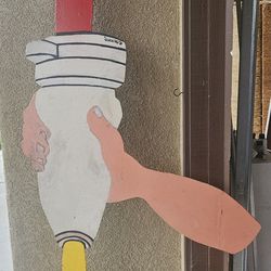 1950s General motors chevy body repair shop steel SIGN fifties /sixties. 6 ft long heavy
MAKE OFFER