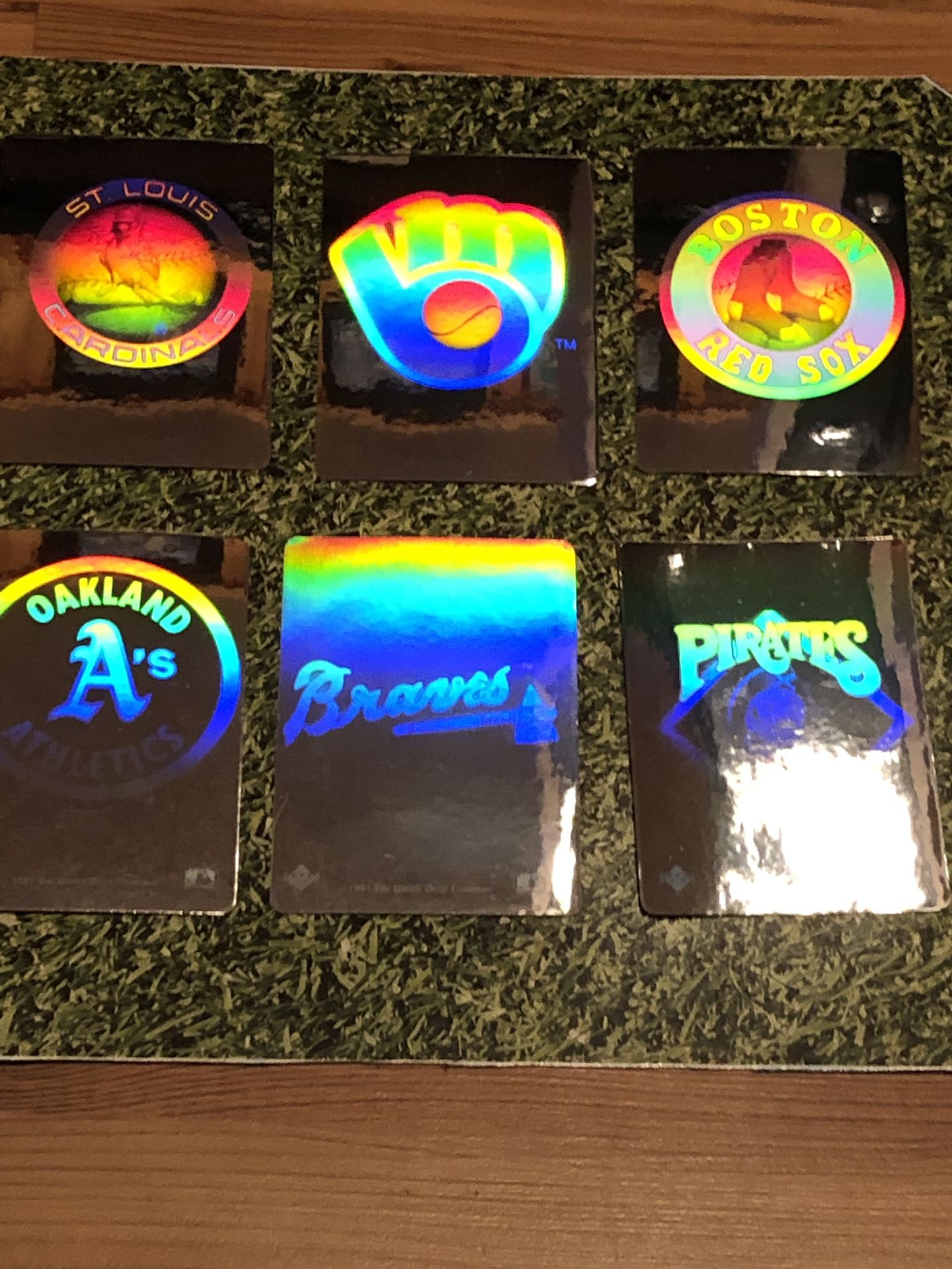 1991 Upper Deck Hologram stickers