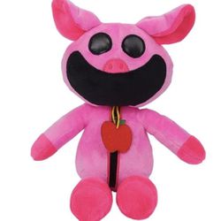 PP Poppy Playtime Smiling Critters Pickypiggy Deep Sleep Pink Pig Plushie 11"