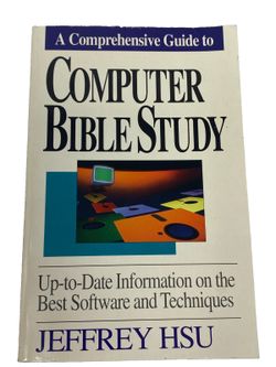 Computer Bible Study Jeffrey Hsu 1993 Word Publishing Software Guide Paperback
