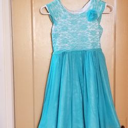 Turquoise/ Teal Easter/Spring Dress