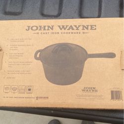 John Wayne Cast Iron Saucepan