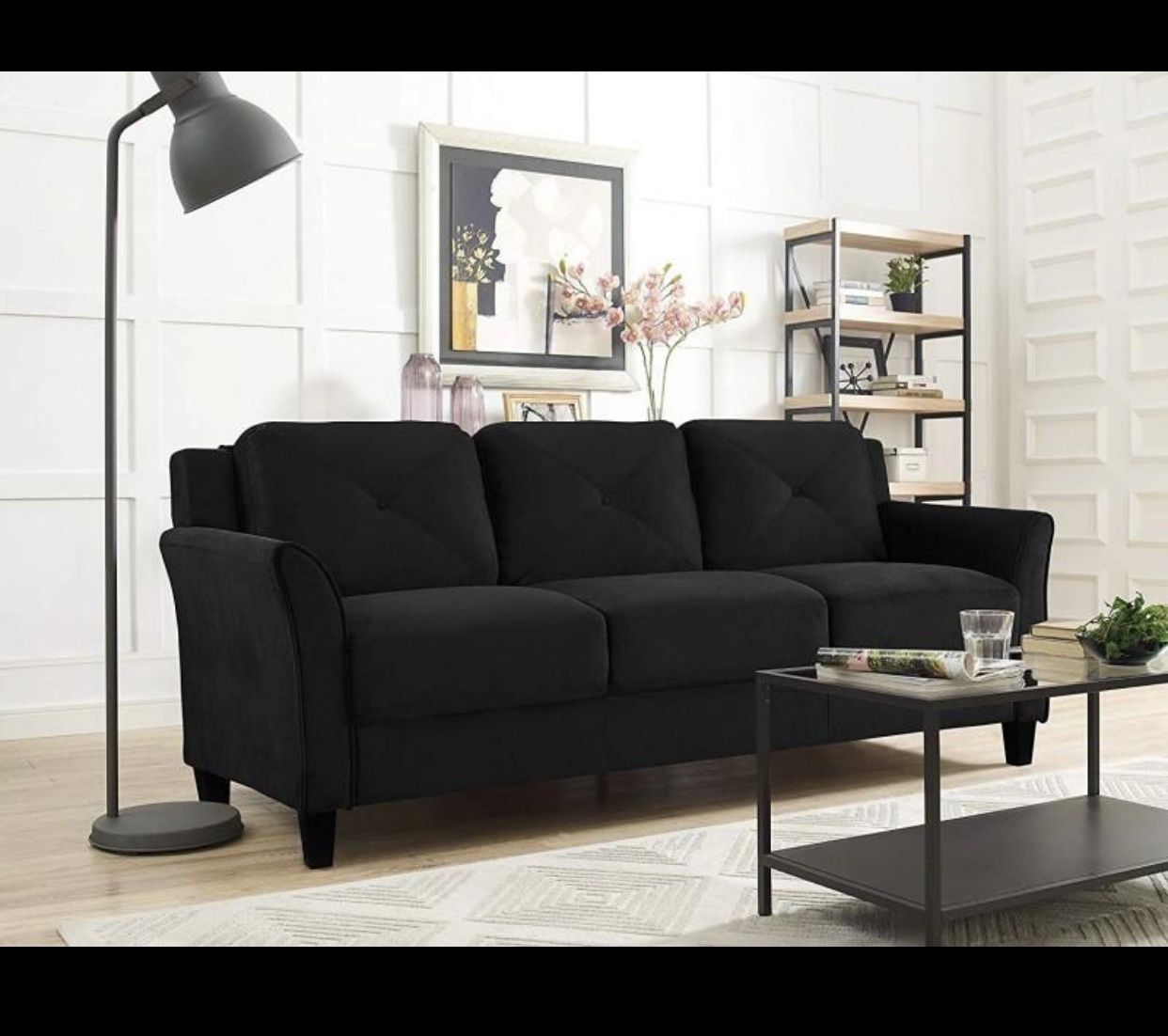 Lifestyle full-size sofa (black) New