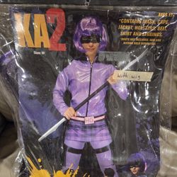 Women's Halloween Costume Hit Girl KA2 Size Medium 