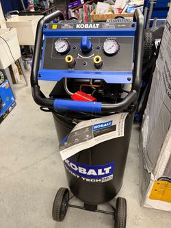 Kobalt QUIET TECH 26-Gallon Portable Electric 150 PSI Vertical Air Compressor