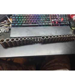 Snap On Full Semi Deep SAE & METRIC Socket Sets 8-19 1/4-7/8