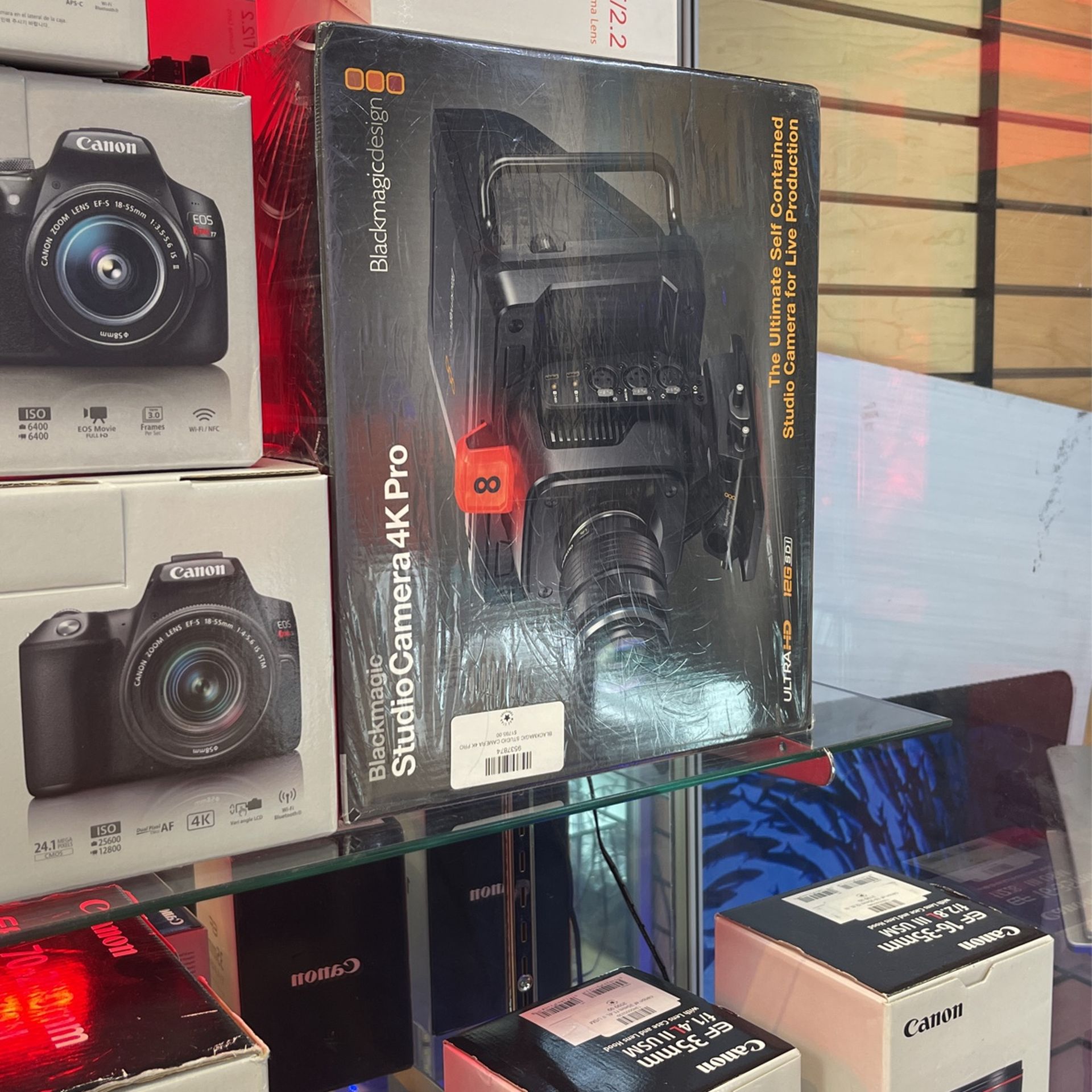 Blackmagic Studio Camera 4K Pro With Meike 16mm Cinema Lens