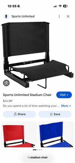Sports Unlimited Stadium Chair