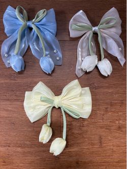 Flowers bows $4 Each