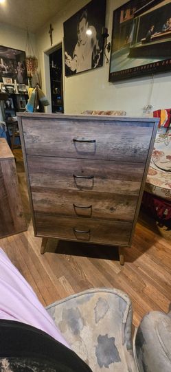 Brown Mini 4 drawer dresser