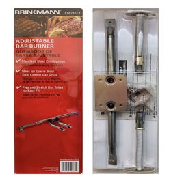 Brinkmann Adjustable Bar Burner Stainless Steel 812-7233-S