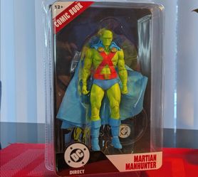 DC Direct Page Punchers Martian Manhunter Action Figure with Comic