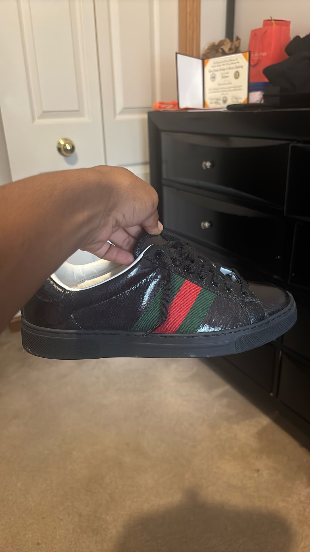 Black Guccis Size 8 Worn 3x