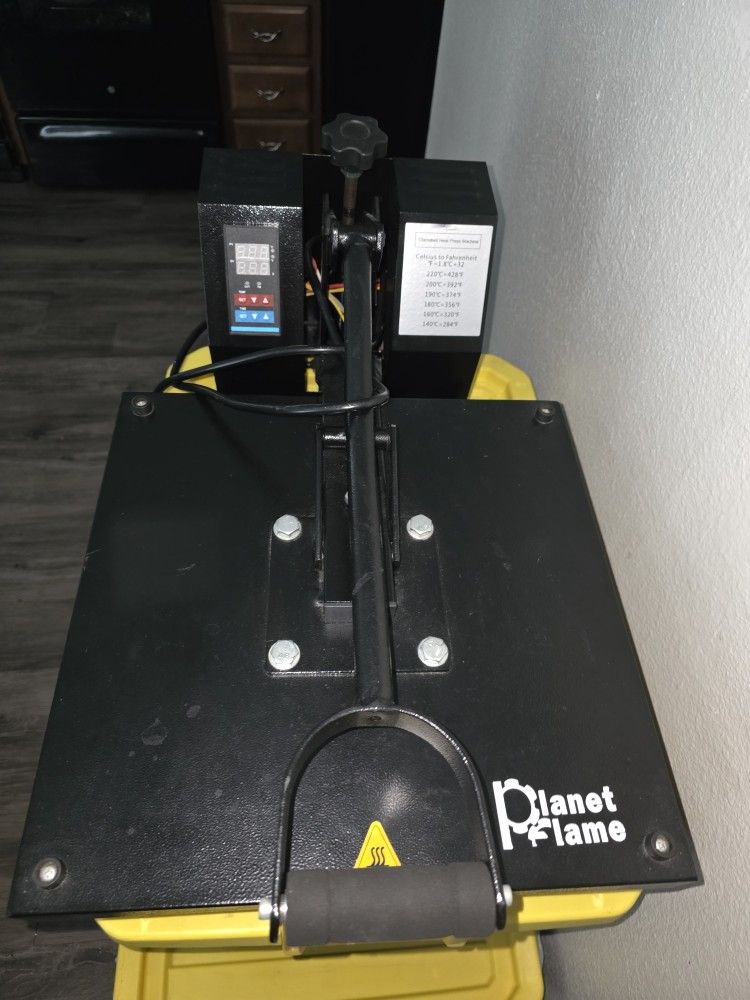 Heat Press Planet Flame 15x15