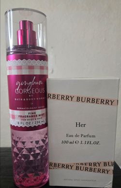 💕 Burberry Her + Gingham Gorgeous Fragrance Bundle
