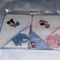Minnie / Mickey Mouse Towels 