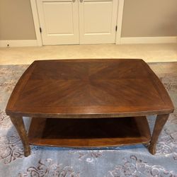 Brown Coffee Table  (Two Tier)