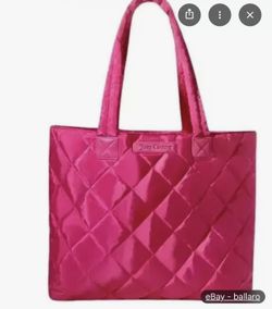 juicy couture puffy tote bag