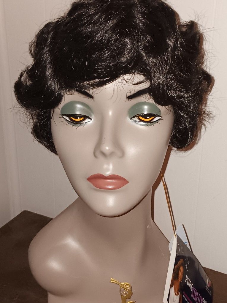 Vivica Fox Maya Pure Stretch Cap Wig FS1B/30 Finger Wave Modacrylic Hair NWT