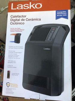 Lasko 23 in. Electric Cyclonic Ceramic Console Heater with Remote