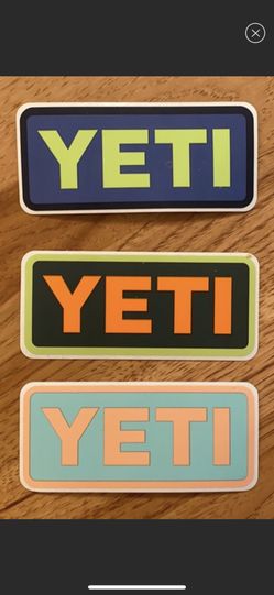 Yeti stickers (3)