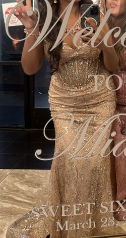 Rose Gold Dress Prom Any Occasion