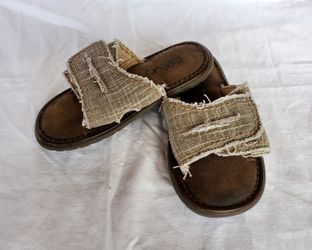 Crevo Toddler Boys Slide Sandals Size 11