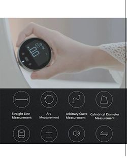 Rechargeable Digital Ruler,Electronic Tape Measure, LCD Display Digital Measure Tape Ruler,Multifunctional Tape Measure Set,High Precision Length Meas