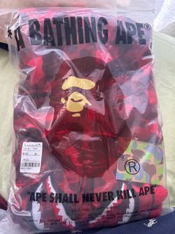 Red bape hoodie