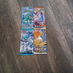 Pokémon Japanese Mixed Booster Lot