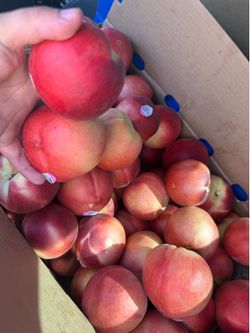 Beautiful white peach Durazno blanco hermoso.
