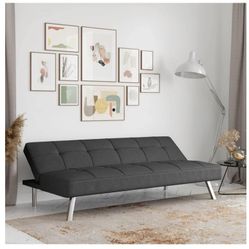 Charcoal Gray Futon Sofa NEW IN BOX