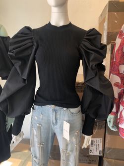 Woman black blouse size S, L, M