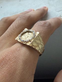14K Centenario Ring