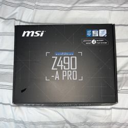 Msi Z490-A Pro Motherboard 