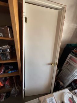 Left out swing interior door